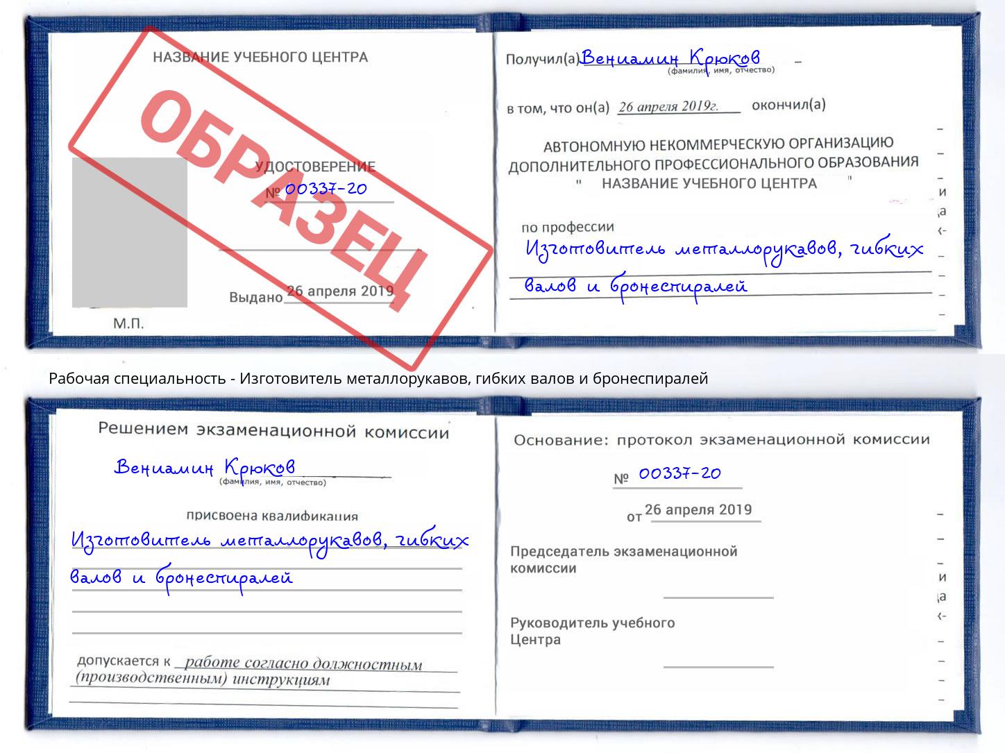 Изготовитель металлорукавов, гибких валов и бронеспиралей Кашира