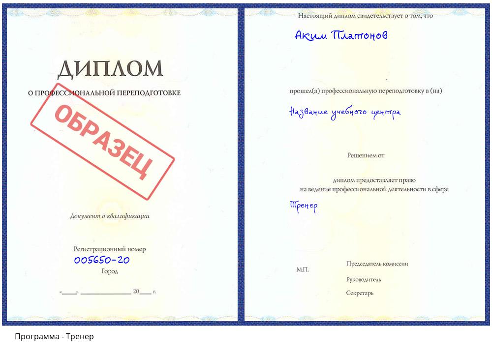 Тренер Кашира