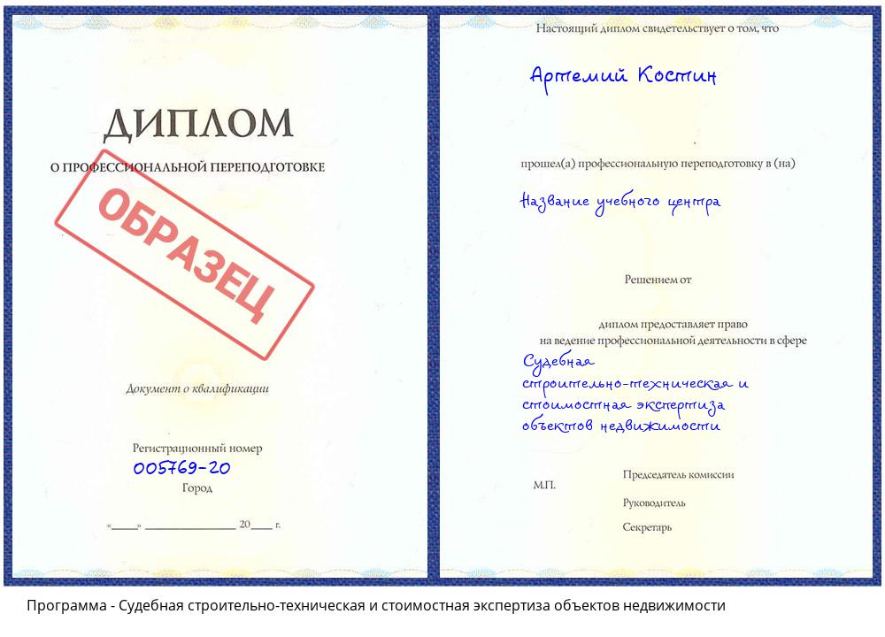 Судебная строительно-техническая и стоимостная экспертиза объектов недвижимости Кашира